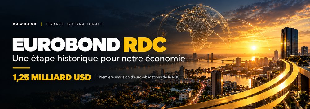 Eurobond RDC – Rawbank, 1,25 milliard USD